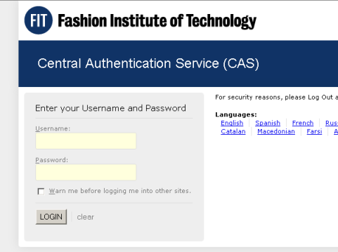 Advisement Center Appointment System Main Login