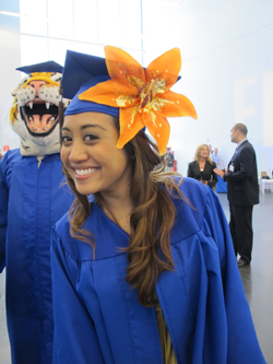 Student at Commencement