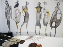 Elin Johansson's sportswear sketches