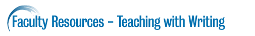 Teaching with writing