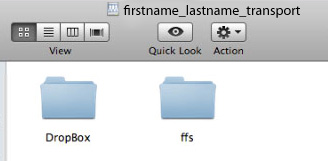 FIT Transport Content on a Mac