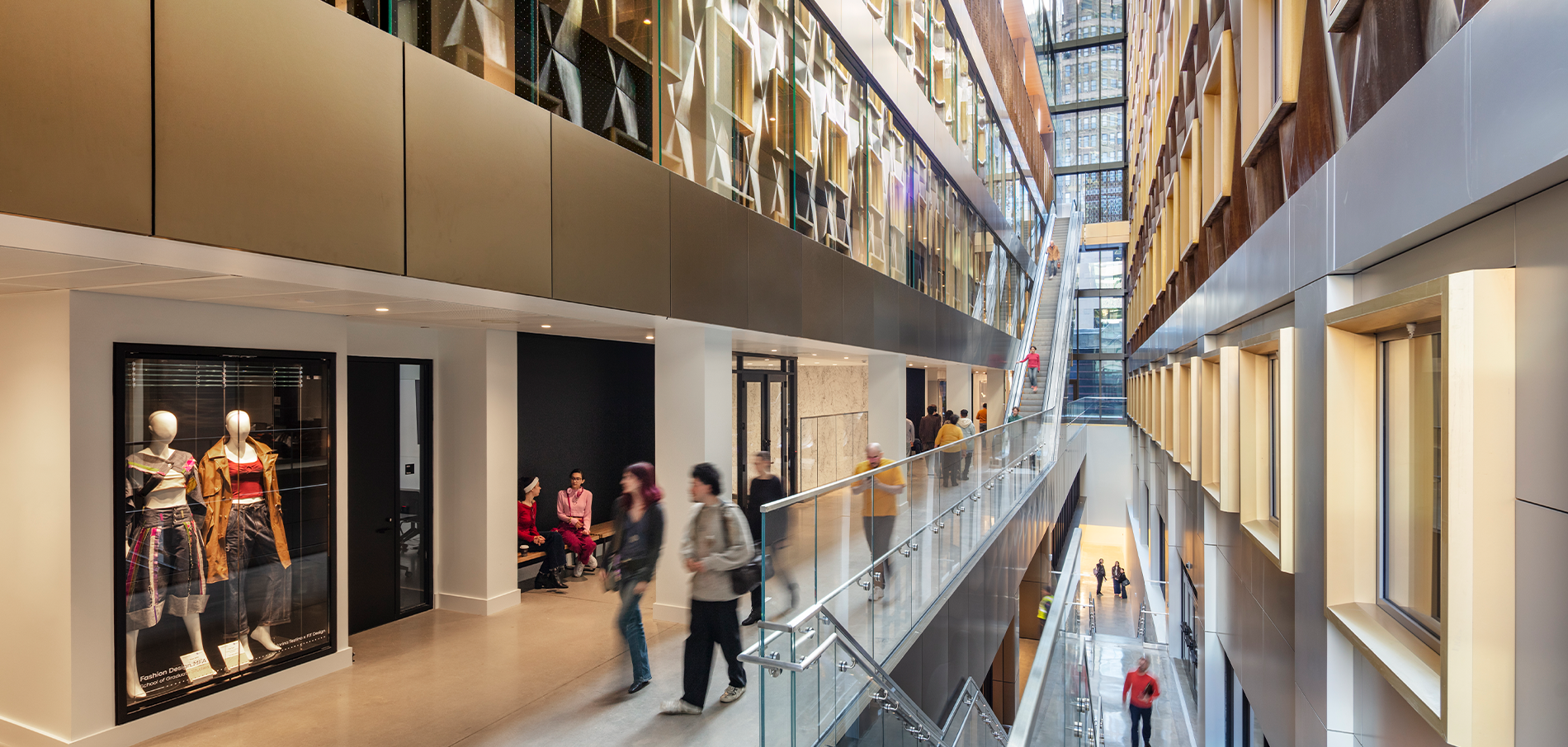 Atrium of the Joyce F. Brown Academic Building