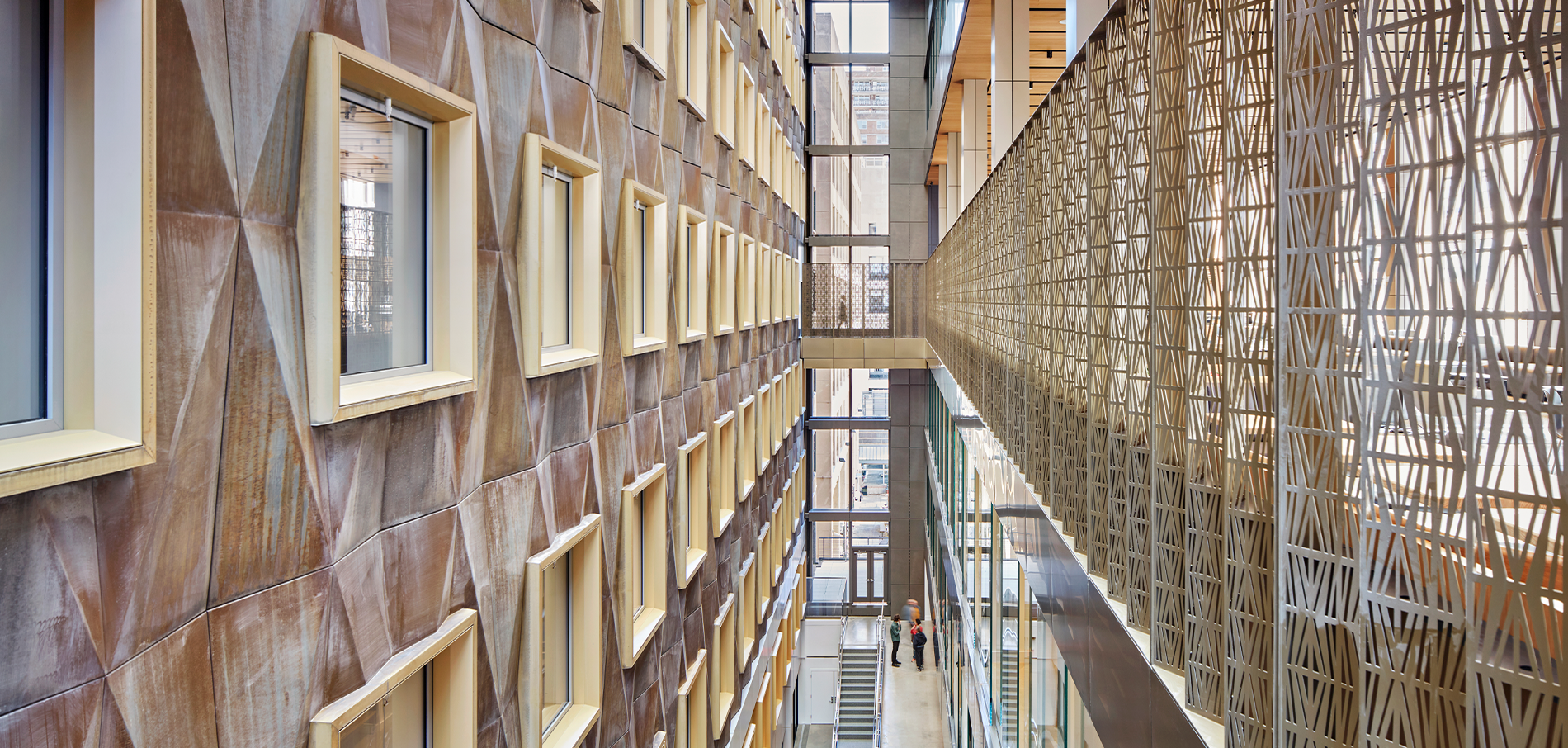 Atrium of the Joyce F. Brown Academic Building