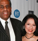  - Honoring Steve Sadove of Saks Fifth Avenue - Carl McCall and FIT President Joyce F. Brown<br />
