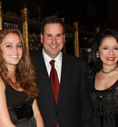  - Honoring Steve Sadove of Saks Fifth Avenue - FIT Accessories Design student Keena Fleming who won a $2,500 stipend for interpreting black pumps as New York landmarks using CRYSTALLIZED&reg; - Swarovski Elements with Saks Fifth Avenue CEO Steve Sadove, FIT President Joyce Brown, and Polo Ralph Lauren President Roger Farah<br />
