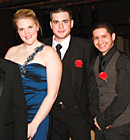 - Honoring Terry Lundgren, President and CEO, Macy's - Faculty advisors Joe Staluppi (left) and Michael Cokkinos (right) with student filmmakers Megan Bringley, Daniel Zazzi, Eric Brieva - Honoring Terry Lundgren, President and CEO, Macy's - Faculty advisors Joe Staluppi (left) and Michael Cokkinos (right) with student filmmakers Megan Bringley, Daniel Zazzi, Eric Brieva