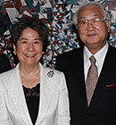 - Yoko Ohara with her son Ken, husband Yoshi, and son Tetsu - Yoko Ohara with her son Ken, husband Yoshi, and son Tetsu