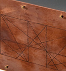 Heather Kosch - Harmonic Collection - Etched copper plate, Plexiglass, brass screws, and leather ribbon.<br />
Heather Kosch - Harmonic Collection - Etched copper plate, Plexiglass, brass screws, and leather ribbon.<br />