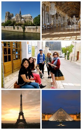 Summer 2012 FR122 Students and Paris Sights