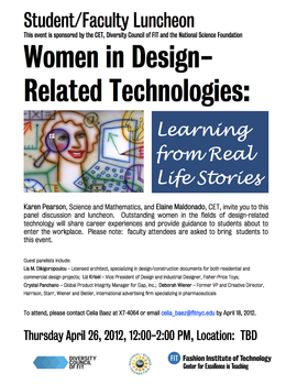 Women In Design Related Technology Poster