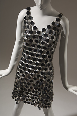 Paco Rabanne, dress, circa 1966, gift of Montgomery Ward. 81.48.1