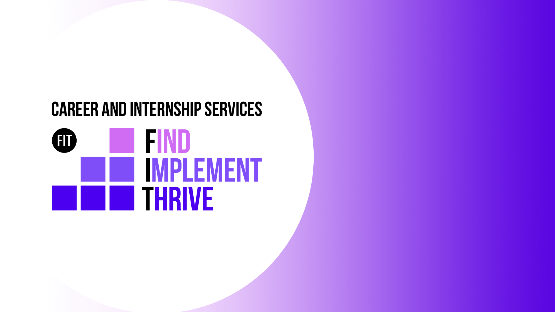 FIT Career Internship Services banner