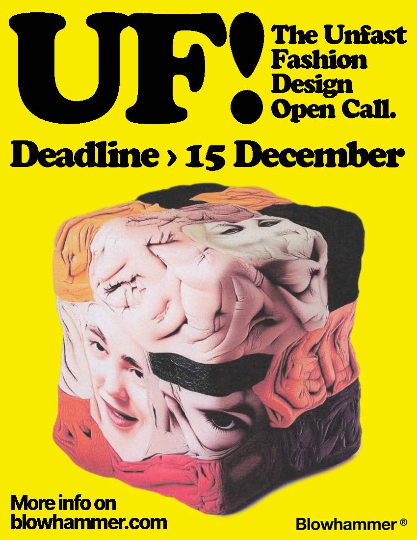 The Unfast Fashion Design Open Call Poster