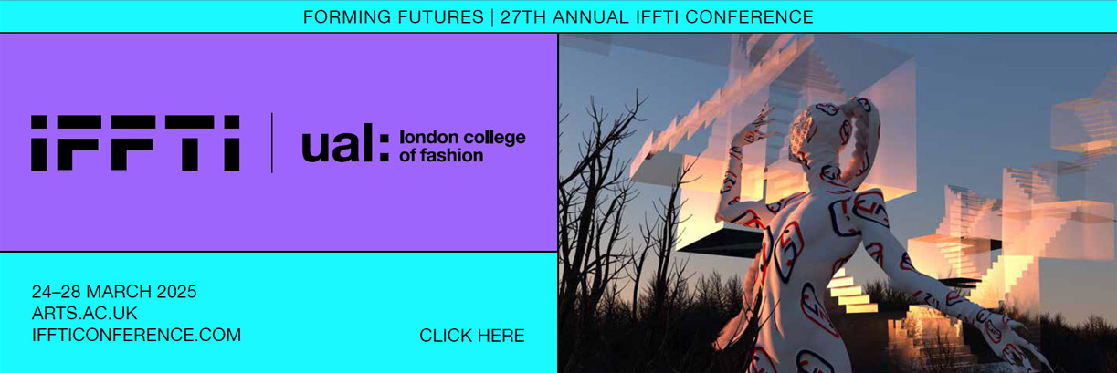 IFFTI Annual Conference at London College of Fashion Fashion Film Student Awards Poster