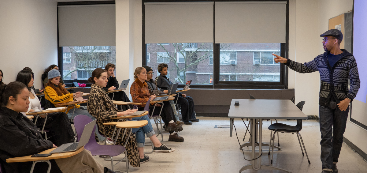 FIT students in a Fashion Business Management class