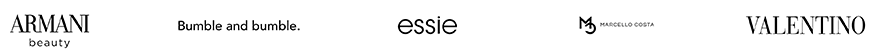 FDMFA sponsors: Armani Beauty, Bumble and bumble., essie, Marcello Costa, and Valentino
