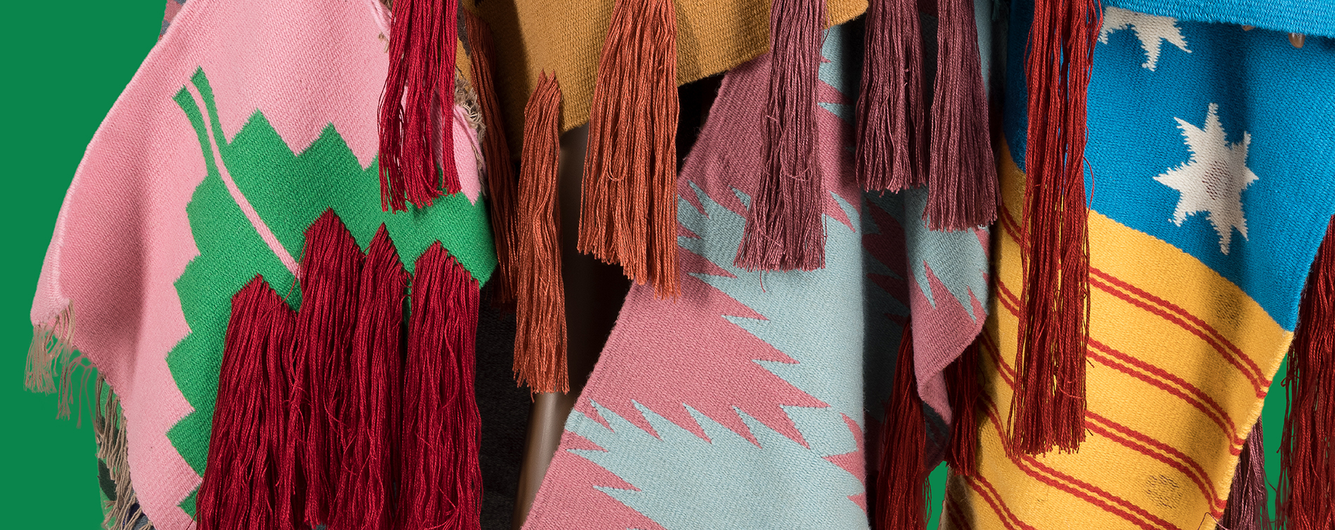 colorful woven fabric